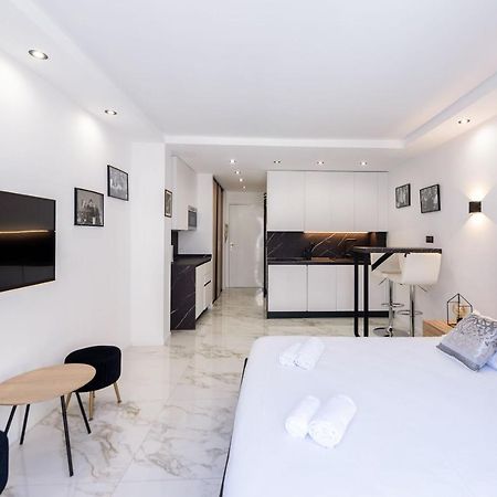 Large Studio - 50M Cannes Beach - Terrace Sea View מראה חיצוני תמונה