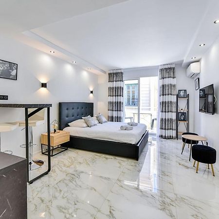 Large Studio - 50M Cannes Beach - Terrace Sea View מראה חיצוני תמונה