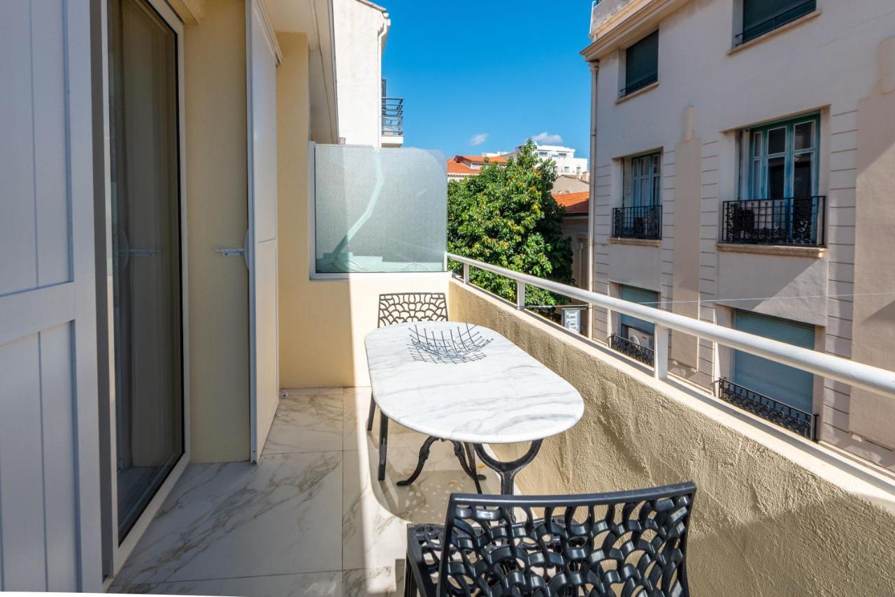 Large Studio - 50M Cannes Beach - Terrace Sea View מראה חיצוני תמונה